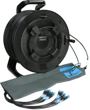 Klotz 12x LC/UPC - 12x LC/UPC kábeldob FiberLink - single-mode OS2 - 300m