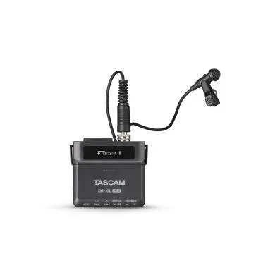 Tascam TM-DR10LPRO Tascam DR-10L Pro, 32bit float rögzítő, tartozék csíptetős mikrofonnal, SDXC rögzítés, opcionális BT