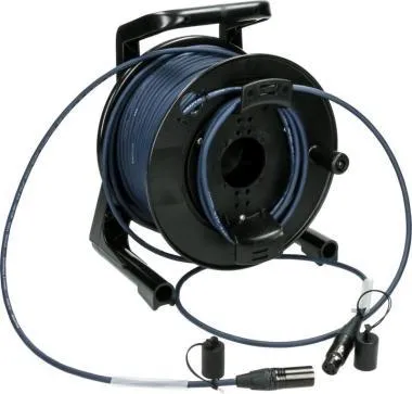 Klotz dupla árnyékolt AES és DMX kábeldob - PUR XLR 3p mama/papa Neutrik - 80m
