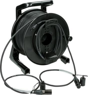 Klotz AES a DMX kabelový buben, dvojité stínění, PVC XLR 3p Neutrik, 50m