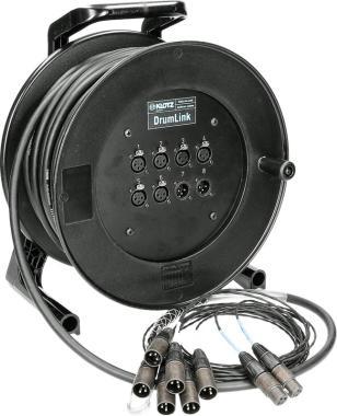 Klotz DrumLink 6/2, 6x XLR 3p samice/samec + 2x XLR 3p samec/samice, 30m