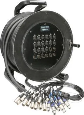 Klotz DrumLink 16/8 - 16x XLR 3p mama/papa + 8x XLR 3p papa/mama 24-cs. analóg dob - 25m