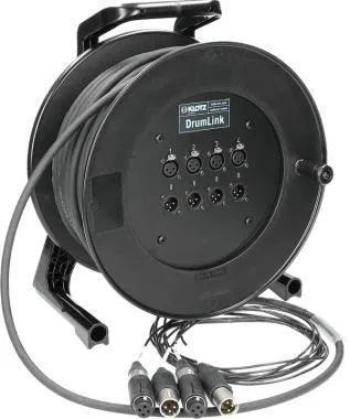 Klotz DrumLink 4/4 - 4||4 convertCON XLR 3p mama/papa 4 csatornás - analóg csoportkábel dob - 30m