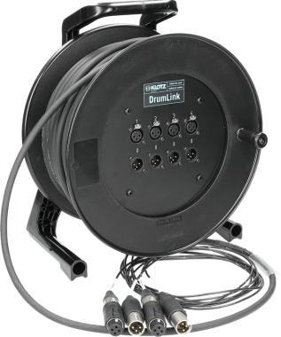 Klotz DrumLink 4/4 - 4||4 convertCON XLR 3p, 4 kanály, analogový, 40m