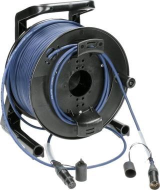 Klotz DMX kabelový buben, dvojité stínění, PUR XLR 5p, Neutrik, 60m