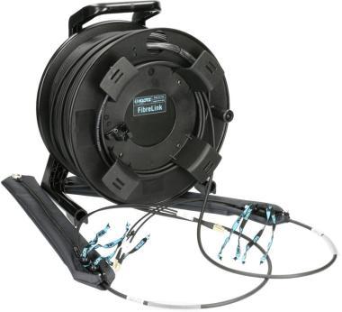 Klotz optický kabel 2x LC/UPC - 2x LC/UPC, multimódový OM4, 250m