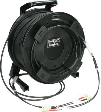 Klotz optický kabel 2x SC/UPC, multimode OM4, 100m