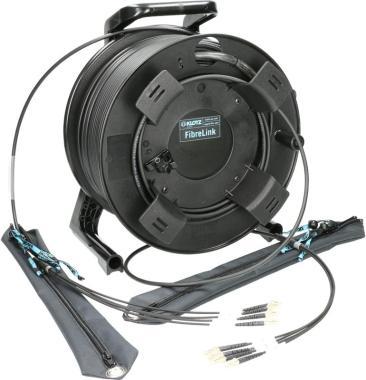 Klotz optický kabel 4x LC/UPC, multimódový OM4, 100m