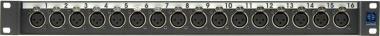 Klotz 19 analogový uzavírací panel 16x XLR, 2x D-Sub 25p, 1 RU