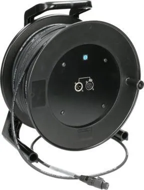 Klotz legfelső mikrofonkábel dobrendszer - PVC XLR 3p mama/papa Neutrik IP65 szerint - 50m
