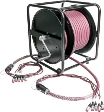 Klotz flexibilis RamCAT 5 csatornás multicore hálózati dob CAT5e (S/UTP) / etherCON - etherCON - 50m