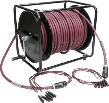 Klotz flexibilis RamCAT 5 csatornás multicore hálózati dob CAT5e (S/UTP) / etherCON - etherCON - 75m