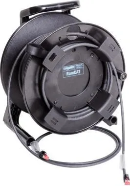 Klotz flexibilis RamCAT hálózati kábel dobon - CAT5e (S/UTP) / RJ45 - RJ45- 60m