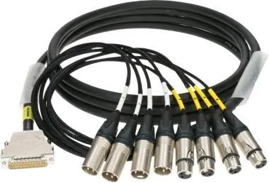 Klotz YAMAHA D-Sub 25p papa - 4/4 XLR 3p mama/papa 8 csatornás digitális loom - be/ki - 5m