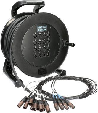 Klotz DrumLink 12/4 - 12x XLR 3p, 4x XLR 3p, 40m, analogový kabel