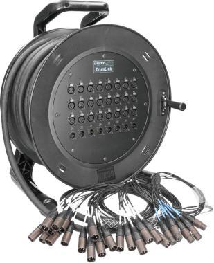 Klotz DrumLink 24/8 - 24x XLR 3p, 8x XLR 3p, 25m, analogový