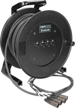 Klotz MiniCore 4/0 - 4x XLR 3p, 4 kanály, analogový kabelový buben, 30m