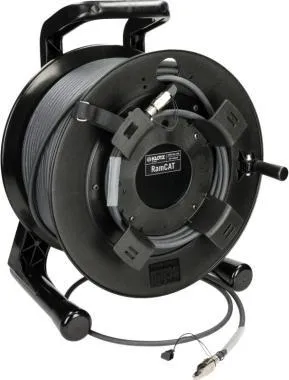 Klotz dupla árnyékolt RamCAT hálózati kábeldob rendszer CAT6a (SF/UTP) / RJ45 - RJ45 - 100m