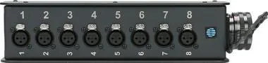 Klotz StraightLink 8x XLR 3p mama - RMP 25p papa 8-cs. stagebox - 0,3065m