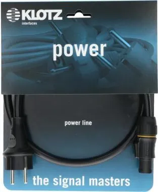 Klotz flexibilis H05VV-F tábkábel 3G 1,5 mm² Schuko - PowerTwist TR1 - 5m