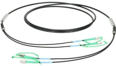 Klotz 2x FC/APC - 2x FC/APC breakout patch kábel FiberLink - single-mode OS2 - 75m