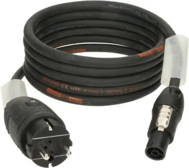 Klotz TITANEX H07RN-F tábkábel 3G 1,5 mm² Schuko - powerCON TRUE1 - 5m