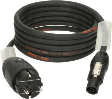 Klotz TITANEX H07RN-F napájecí kabel 3G 1,5 mm² Schuko - powerCON TRUE1 - 35m