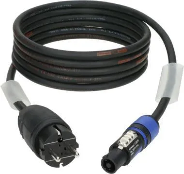 Klotz TITANEX H07RN-F tábkábel 3G 1,5 mm² Schuko - powerCON A - 10m