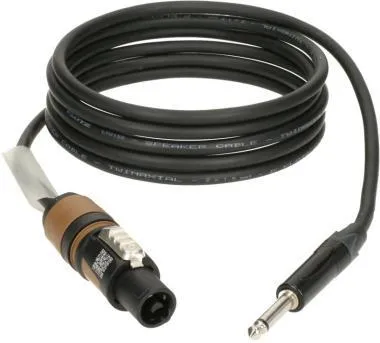 Klotz 2 x 1,5 mm² hangfalkábel PVC speakON 2p mama (NL2FXX) - jack 2p papa - 2m