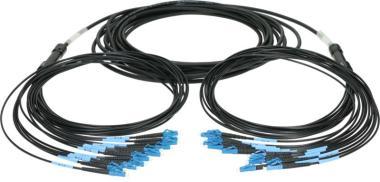 Klotz optický kabel 12x LC/UPC, single-mode OS2, 200m