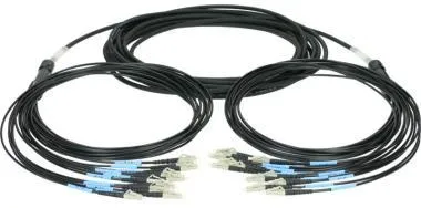 Klotz 12x LC/UPC to 12x LC/UPC breakout patch kábel FiberLink - multimode OM4 - 30m