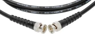 Klotz 75 ohmos koaxkábel - RG59C/U Telegärtner BNC csatlakozókkal - 10m