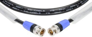Klotz kabel 75 ohm koaxiální, Neutrik BNC konektory, 10m