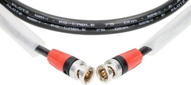 Klotz kabel 75 ohm koaxiální, Neutrik BNC konektory, 10m