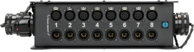 Klotz TrussLink Stagebox 8x XLR 5p, 2x RMP 25p, DMX, 0,3735m