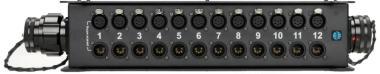 Klotz TrussLink Stagebox 12x XLR 5p, 2x RMP 37p, DMX, 0,476m
