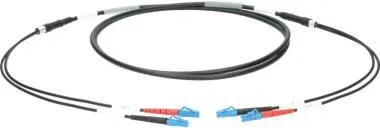 Klotz 2x LC/UPC - 2x LC/UPC breakout patch kábel FiberLink - single-mode OS2 - 10m