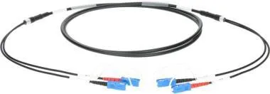 Klotz 2x SC/UPC - 2x SC/UPC breakout patch kábel FiberLink - single-mode OS2 - 20m