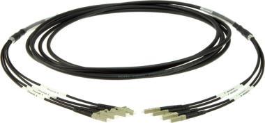 Klotz optický kabel 4x LC/UPC, multimódový OM4, 10m