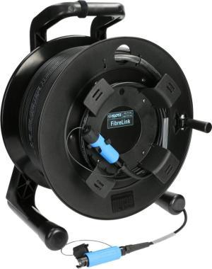 Klotz SmartBeam OCTO kabelový buben, single-mode OS2, 150m