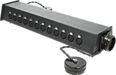 Klotz K-Sub Stagebox 12x XLR 3p, 2x RMP 37p, 0.52m, zemněný