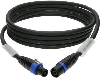 Klotz kabel speakON 4p, 4 x 4,0 mm², PVC, 2m, kovové pouzdro