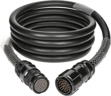 Klotz PA-COM kabel 24 x 4,0 mm², eXtreme PVC, 20m, zlaté konektory