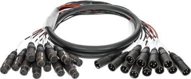 Klotz kabel - symetrický 12 x XLR 3p samice - 12 x XLR 3p samec - 5m