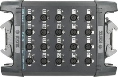 Klotz Stagebox 20 kanál, XLR 3p, 2x Han® D konektor, společné uzemnění, 0,36m