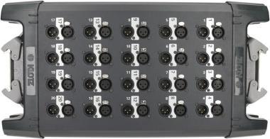 Klotz Stagebox 20x XLR 3p, 2x Han® D, společné uzemnění, 0,465m