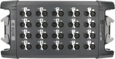 Klotz TrueLink Pro 20x XLR 3p mama||papa - 2x Han® D papa 20-cs. stage box - közös földelés - 0,465m