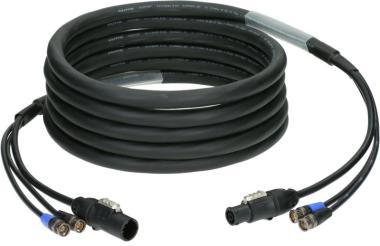 Klotz hybridní kabel 6G SDI, 2 x UHD BNC, powerCON TRUE1, 20m