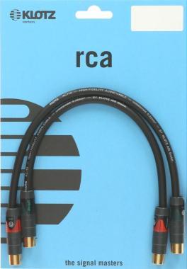 Klotz RCA kabel audiofilní kvalita, 0,9m