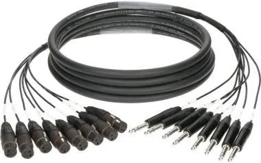 Klotz 8-cs. analóg loom - szimmetrikus 8 x XLR 3p mama - 8 x TRS - 1m